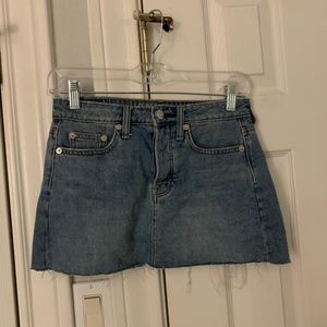 American Eagle denim mini skirt